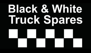 Black and White Spares Logo